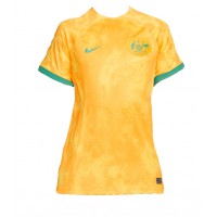Austrália Domáci Ženy futbalový dres MS 2022 Krátky Rukáv
